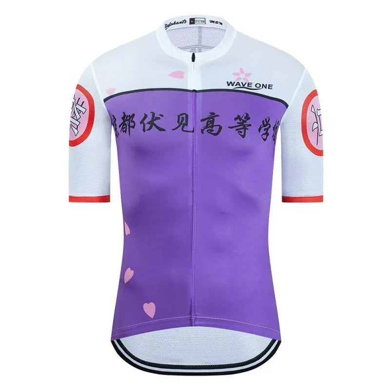 Yowamushi Pedal: Cosplay Costume Onoda Sakamichi SOHOKU Cycling Shirt Road Bike Training Tops Mens Halloween Party Costumes