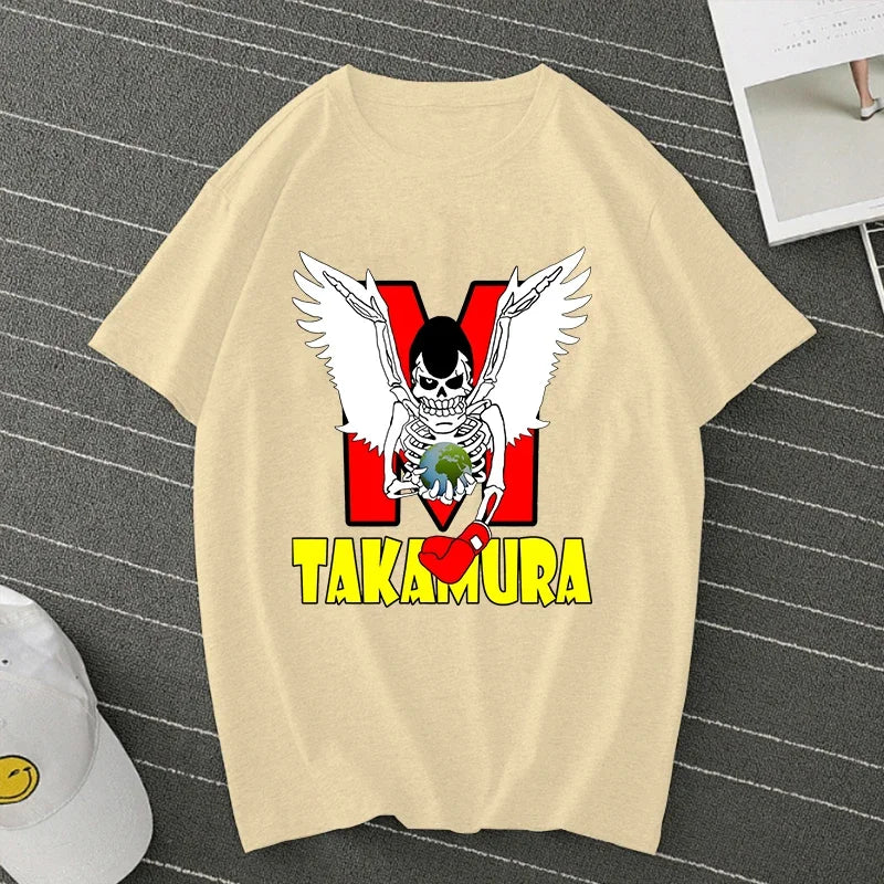 Hajime No Ippo: Kamogawa Boxing Gym T Shirt Unisex Casual Makunouchi Takamura Graphic T-Shirts Clothing Harajuku Streetwear