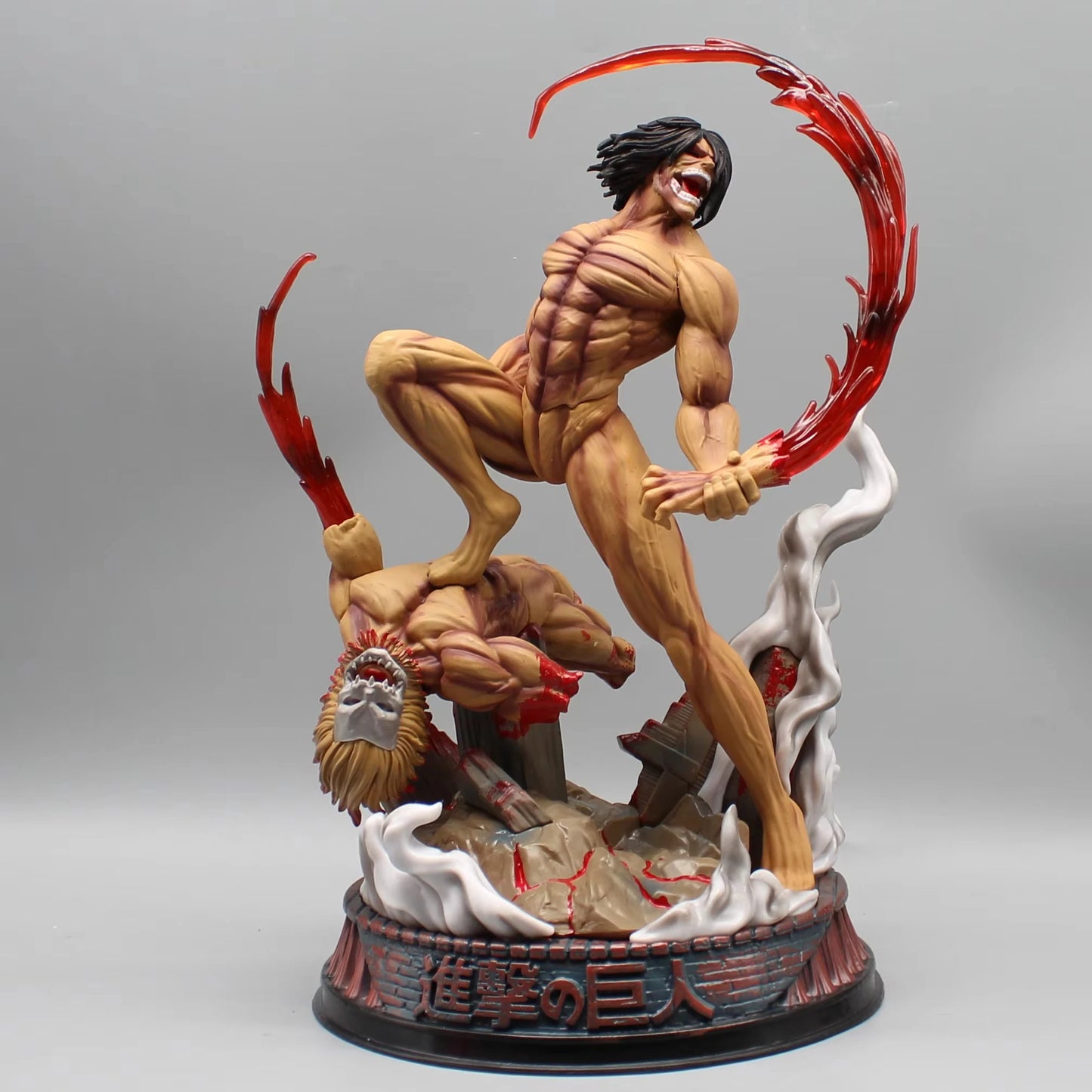 Attack On Titan: Figure The Armored Figures 29cm Titan Eren Jager Action Figurine Model Pvc GK Statue Ornament Toys Gifts