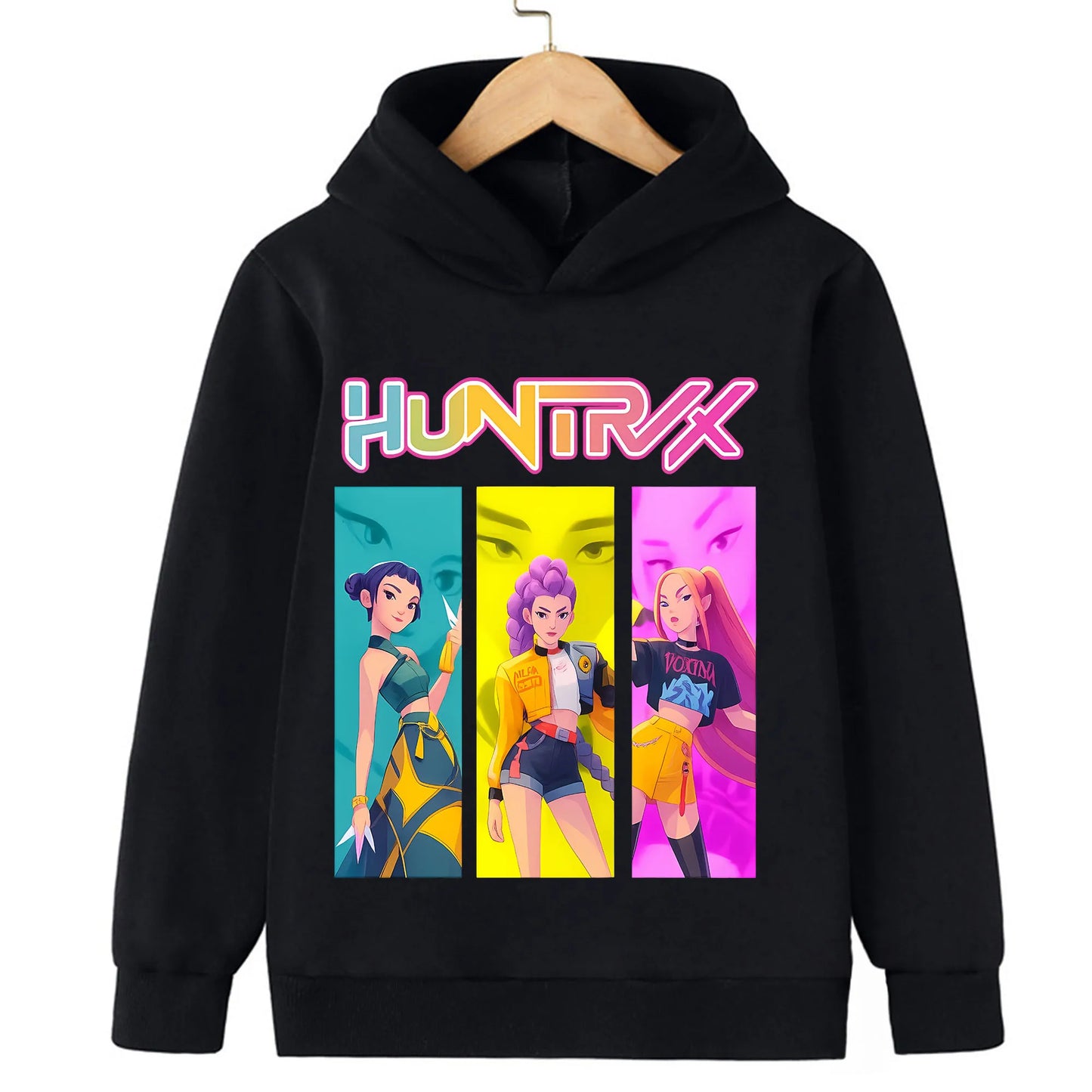 KPop Demon Hunters : Toddler Girl Clothes Demon Hunters Fashion Hoodie Clothes Child Girl Movie New Sweatshirts Casual Tops