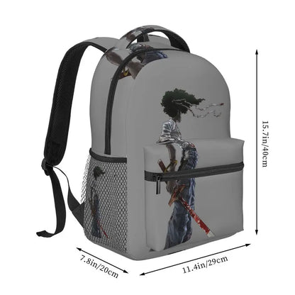 Afro Samurai: Backpack Hot Sale Daypack Large Capacity School Bag Shoulder Bags