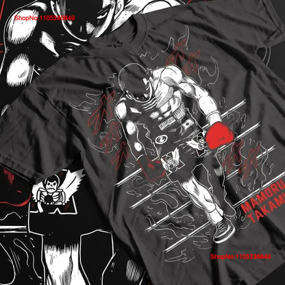 Hajime No Ippo: Anime T Shirt Kamogawa Takamura Boxing vintage Washed designer clothes fashion Breathable streetwear graphic