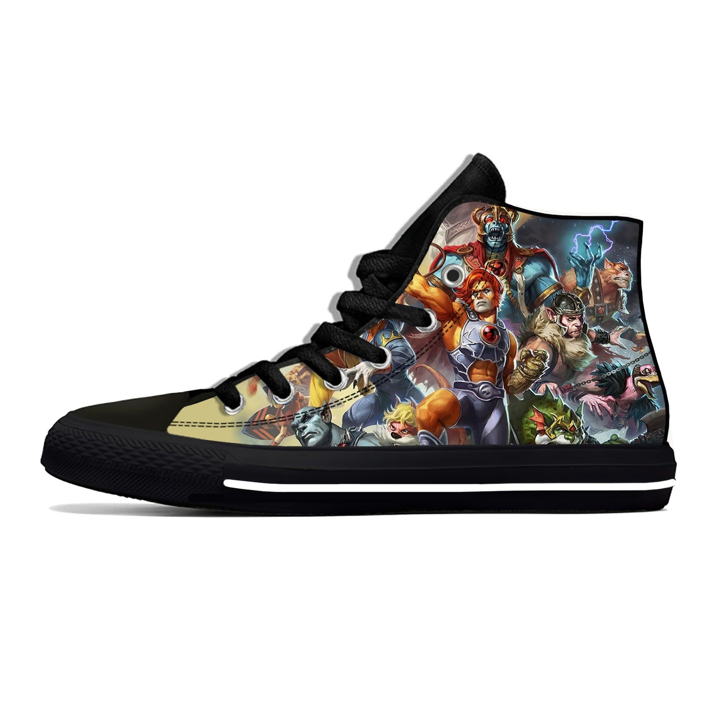 Thundercats: Anime Cartoon Manga Fashion Board Shoes High Top Lightweight Casual Shoes  Breathable Men Women Summer Sneakers