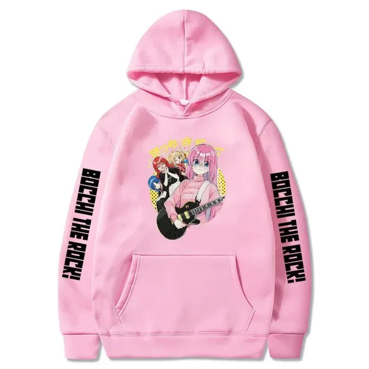 Bocchi The Rock: Oversized Unisex Anime Lover  hoodies personality Clothes hot product high quality sweatshirt Sports Graphic top