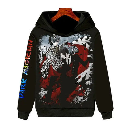 Black Butler: Long Sleeve Hoodie 3D Clothing Unisex Warmth Youth Fashion Sports Cartoon Anime Design Not Deformable