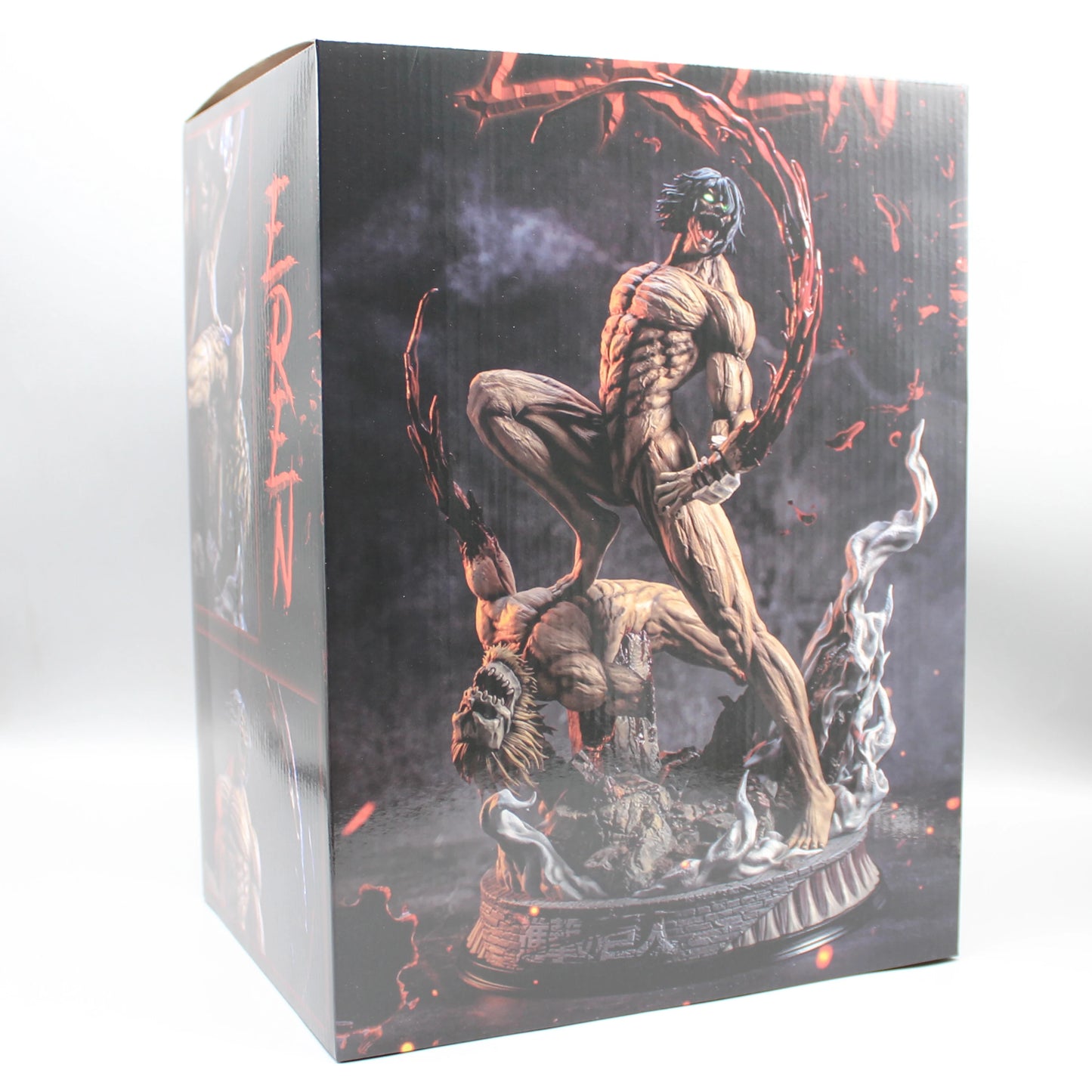 Attack On Titan: Figure The Armored Figures 29cm Titan Eren Jager Action Figurine Model Pvc GK Statue Ornament Toys Gifts