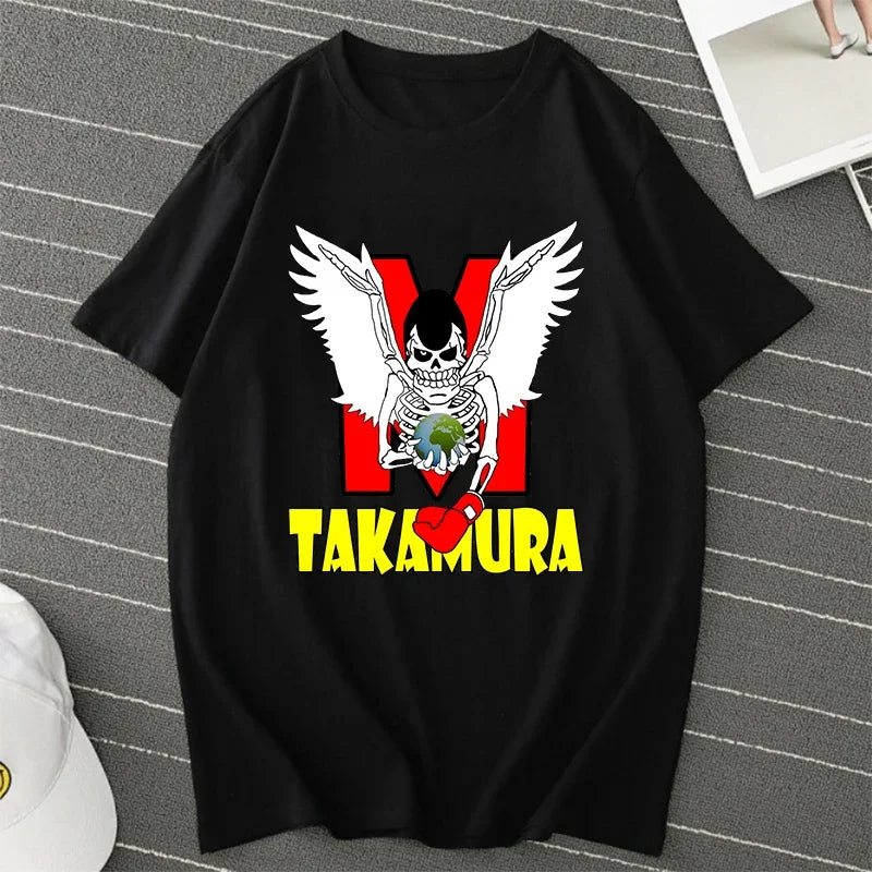 Hajime No Ippo: Kamogawa Boxing Gym T Shirt Unisex Casual Makunouchi Takamura Graphic T-Shirts Clothing Harajuku Streetwear