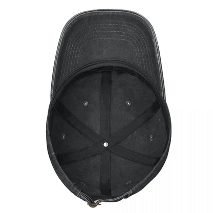 Afro Samurai:  Sword & Moon Print denim Hat Lightweight Cap Female Baseball Cap For Men