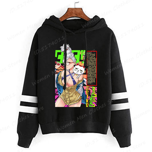 Dandadan: Okarun Hoodies Women Hooded Hoodie Funny Anime Print Sweatshirt Dandadan Graphic Casual Streetwear Hooded Pullovers