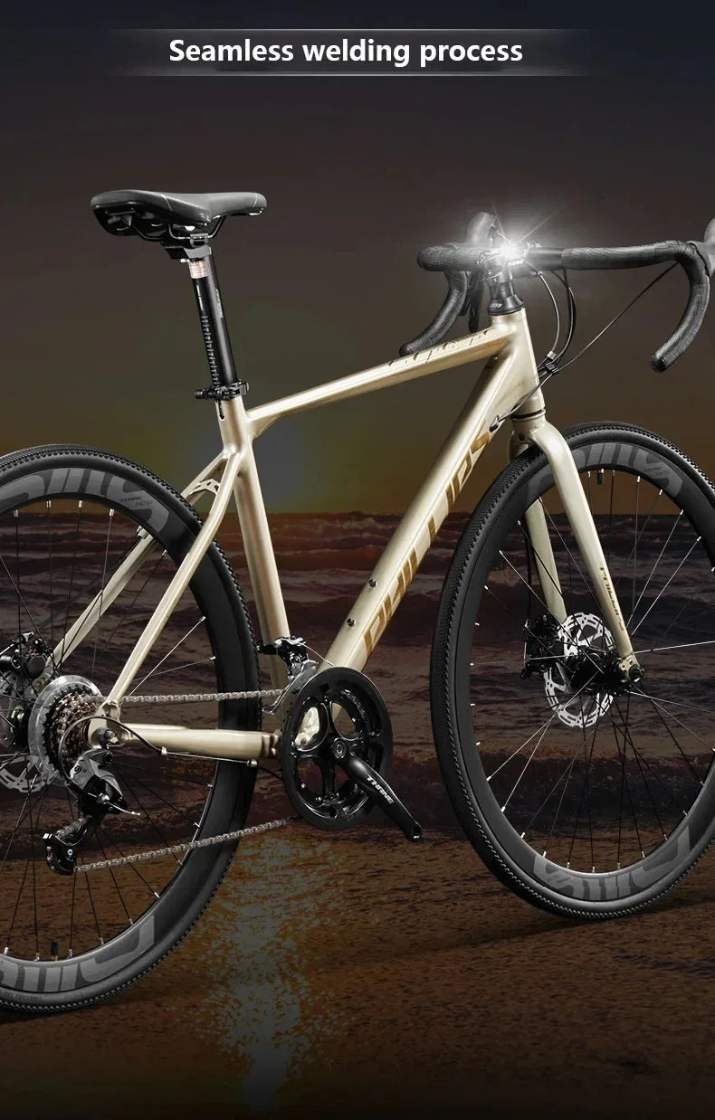 Yowamushi Pedal: 700c Aluminium Alloy Racing Road Bicycles Super light Gravel Road Bickes City Commuting Variable Speed Bicycle 27/30 Speed Bike