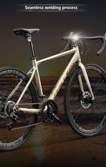 Yowamushi Pedal: 700c Aluminium Alloy Racing Road Bicycles Super light Gravel Road Bickes City Commuting Variable Speed Bicycle 27/30 Speed Bike
