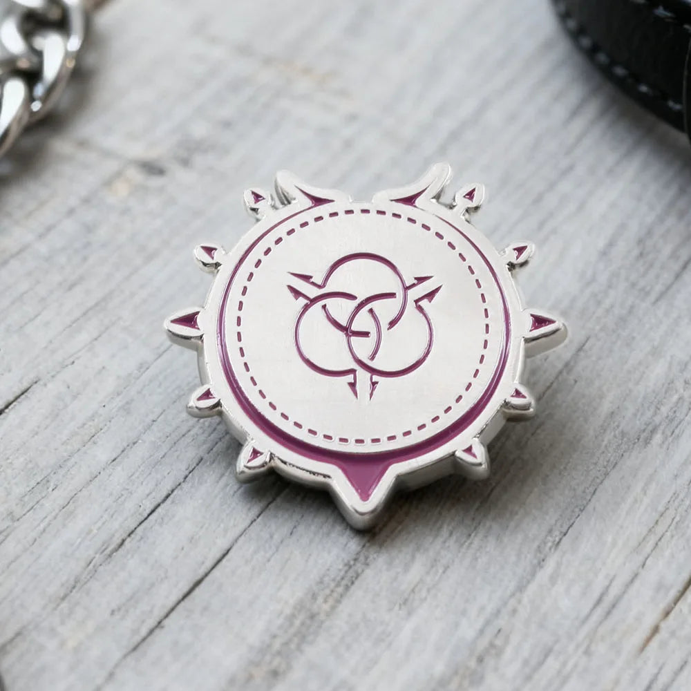 The Rising of The Shield Hero: Raphtaria Tattoo Pattern Badge Classic Anime Character Derivative Peripheral Brooch Decoration