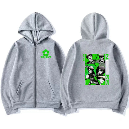 Blue Lock: Kunigami Rensuke Men Zipper Hoodie Spring Autumn Women Sweatshirt 2025 New Cartoon Anime Couple Jackets Coat