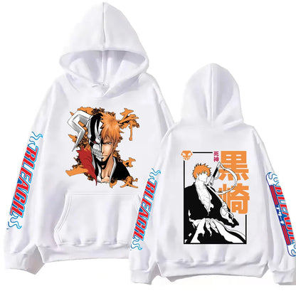 Bleach: Kurosaki Hoodie Harajuku Hip Hop Pullover Tops Fans Gift