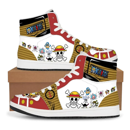 One Piece: Luffy Zoro Sneakers Casual Shoes Basketball Shoes Printing Comfortable Oversize Flat Shoes Birthday Gift