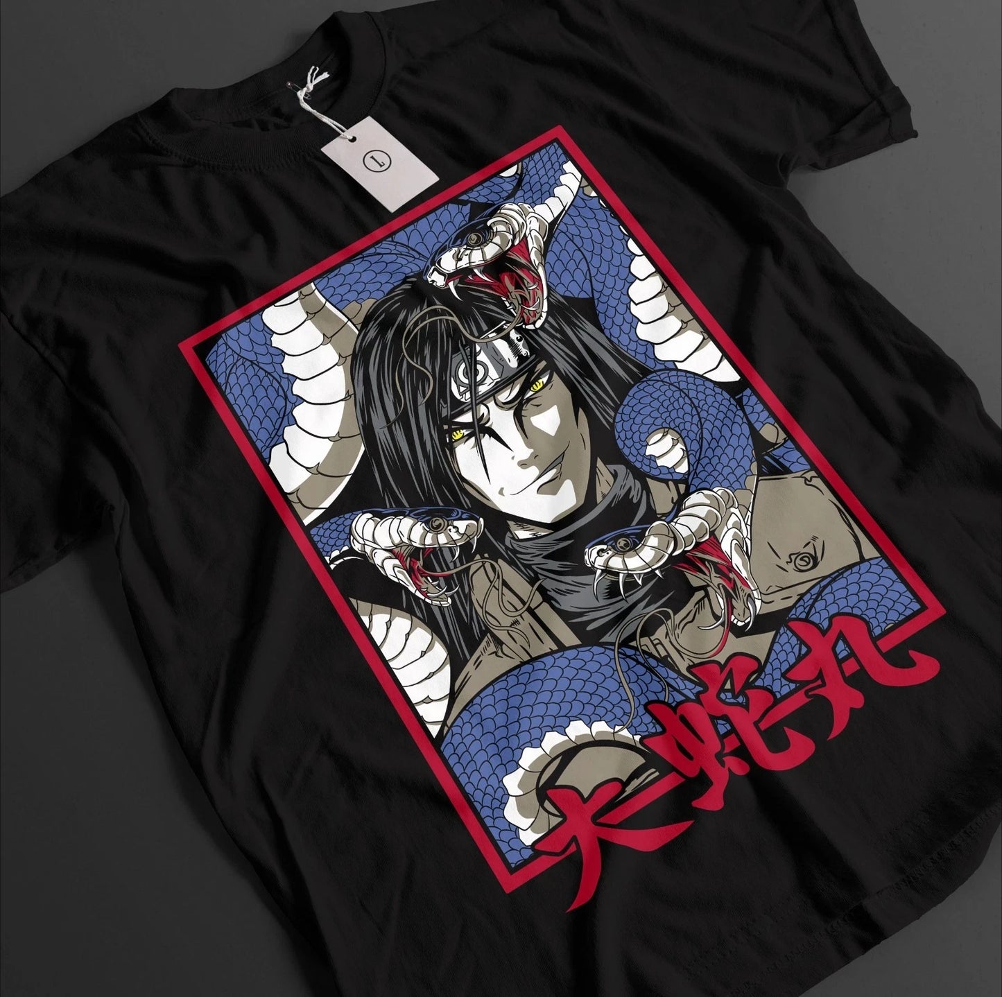 Naruto: Uzumaki Sasuke Anime Printed T-shirt Summer Men's Pure Cotton Neutral Casual Family Set Short Sleeved T-shirt
