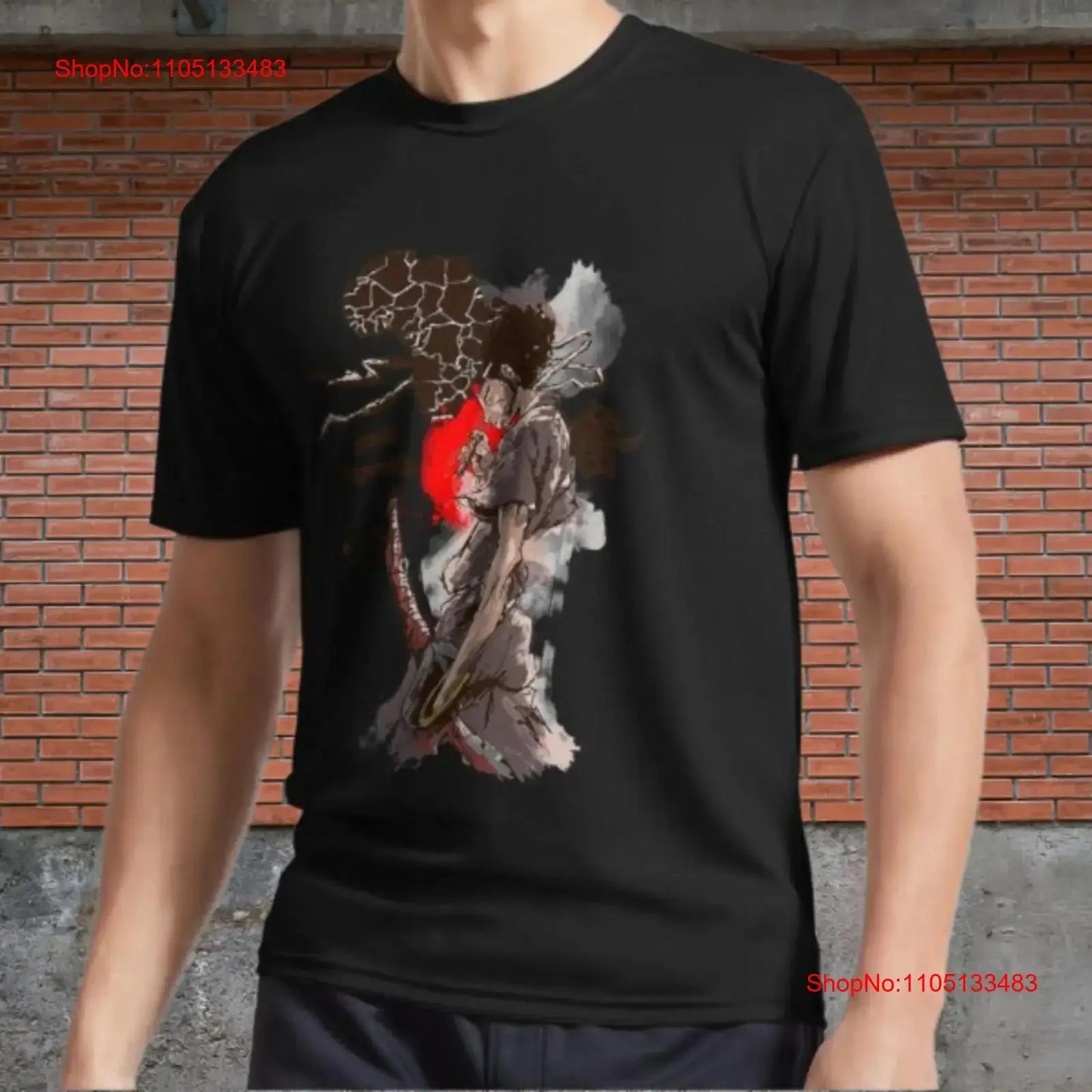Afro Samurai: From Arfrica to Japan Active Logo T Shirt Funny Size S 5XL vintage Washed homme Versatile Slightly Breathable