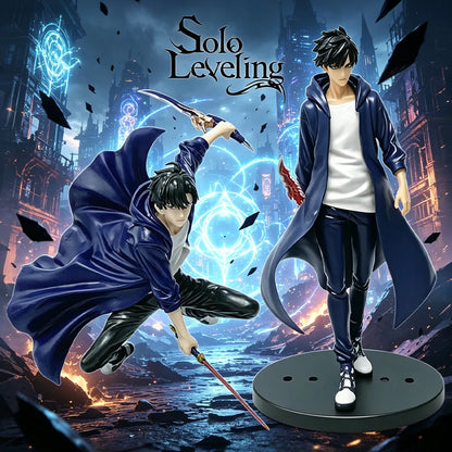 Solo Leveling: Figure -Sung Jinwoo Action Figure 21cm PVC Collect Model Figure Display Anime Merchandise In Stock