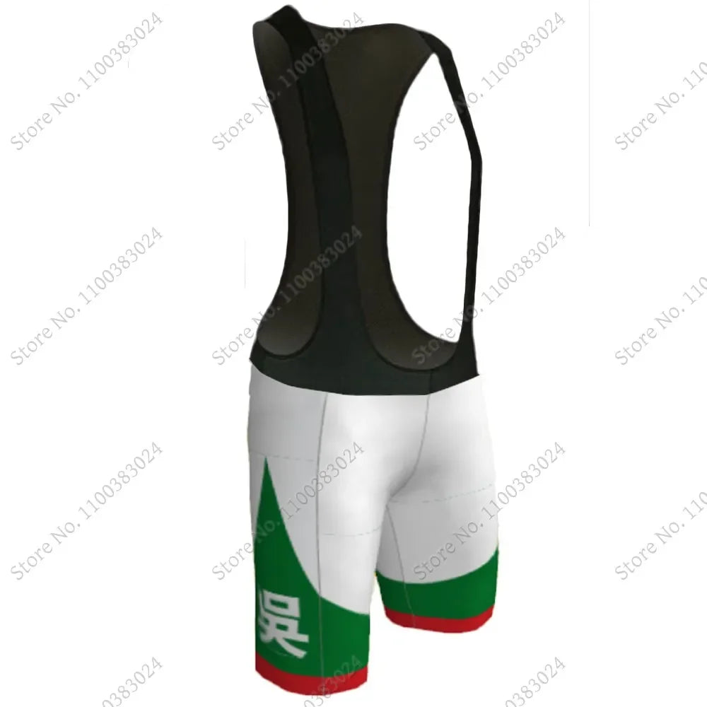 Yowamushi Pedal: Hiroshima Kureminami Tech Cycling Jersey Set Cartoon Anime Cycling Clothing Road Bike Shirt Suit Maillot