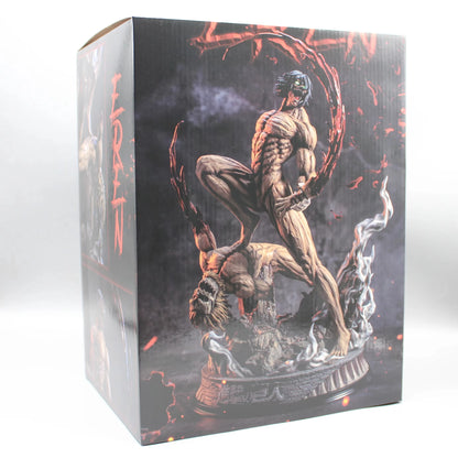 Attack On Titan: Figure The Armored Figures 29cm Titan Eren Jager Action Figurine Model Pvc GK Statue Ornament Toys Gifts