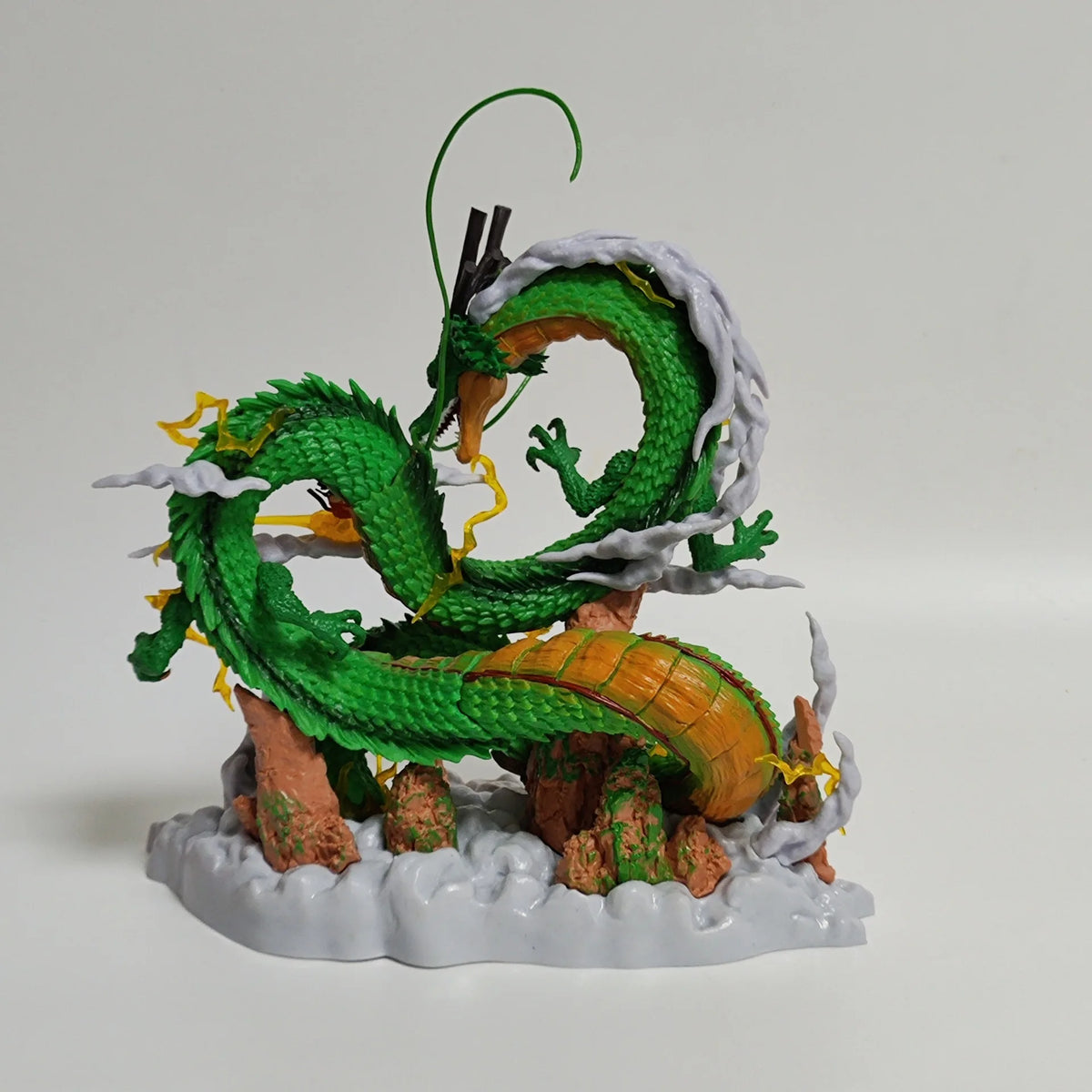 Dragon Ball: 24cm  Anime Figure Shenron Figure Goku And Shenron Figurine Model Pvc Statue Doll Collection Room Toy Gifts