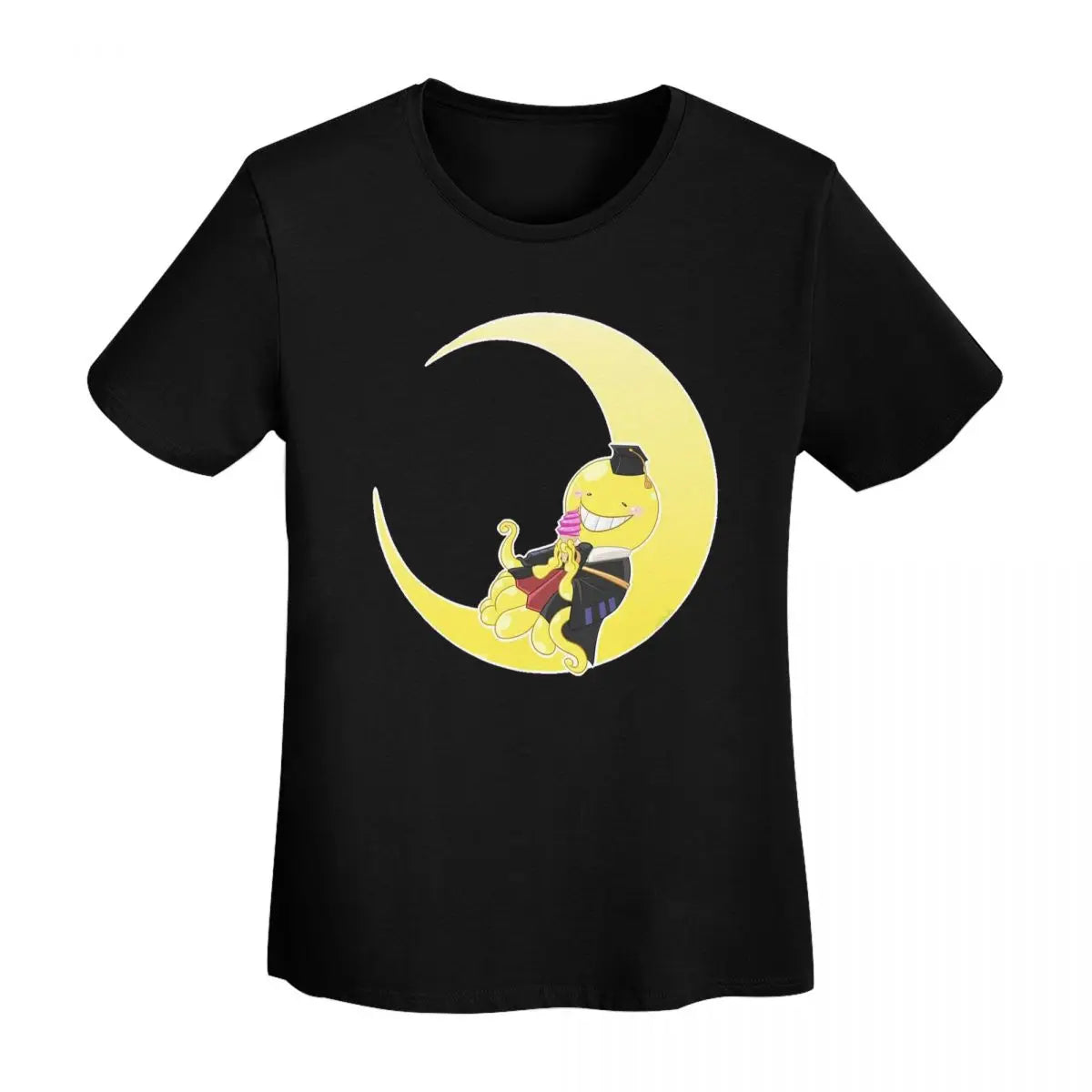 Assassination Classroom: Octopus Koro Sensei T-Shirt Women Short Sleeve T Shirts O-Neck Clothes Cotton Summer Tees Streetwear