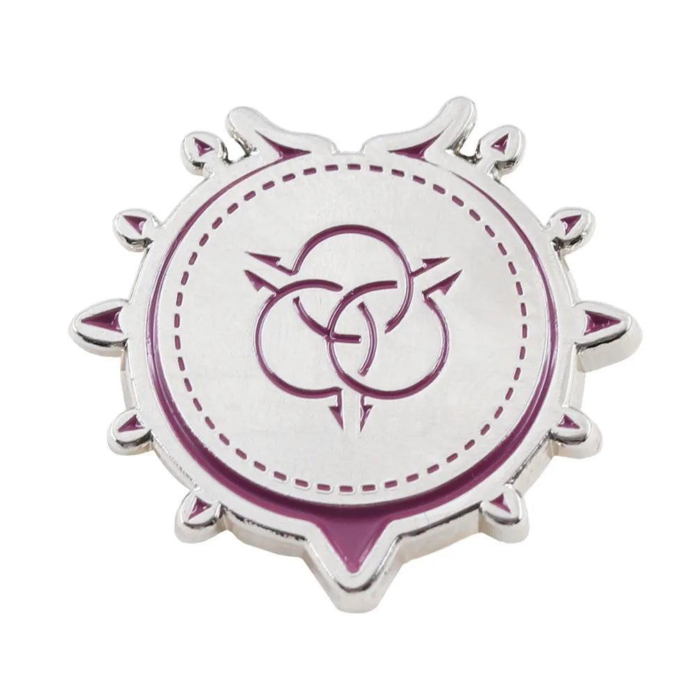 The Rising of The Shield Hero: Raphtaria Tattoo Pattern Badge Classic Anime Character Derivative Peripheral Brooch Decoration