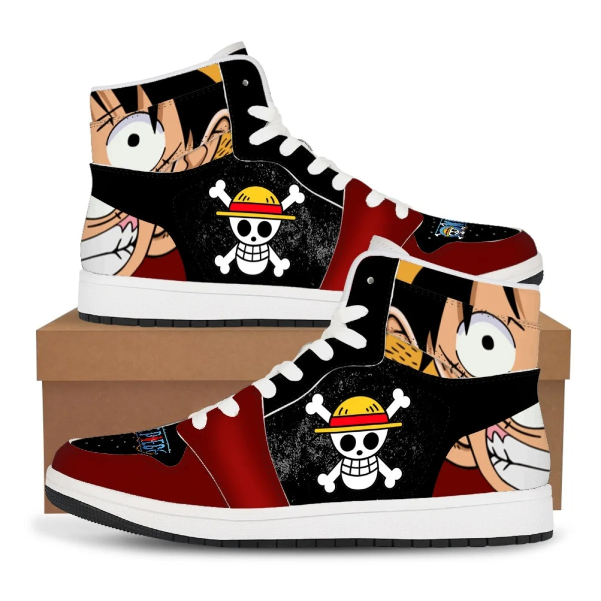 One Piece: Luffy Zoro Sneakers Casual Shoes Basketball Shoes Printing Comfortable Oversize Flat Shoes Birthday Gift