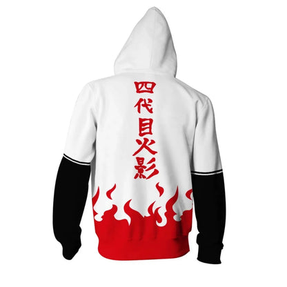 Naruto: Anie Zip Hoodie Jackets Cosplay Clothes Costumes Men Hoodies Sweatshirts Zipper Tops