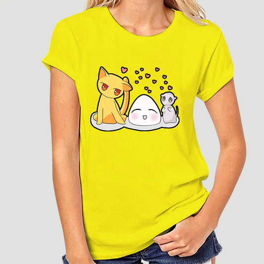 Fruits Basket: T-Shirt For Men Anime Sohma Yuki Kyo Tohru Furuba Manga Cat Cotton Tee Shirt Short Sleeve T Shirt Classic  5329AF