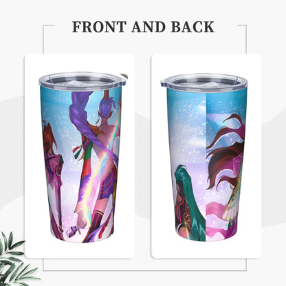 K-Pop Demon Hunters - Zoey  Tumbler Vacuum Insulated  Thermal Cup Stainless Steel Double Wall Mug Hot Cold Drink