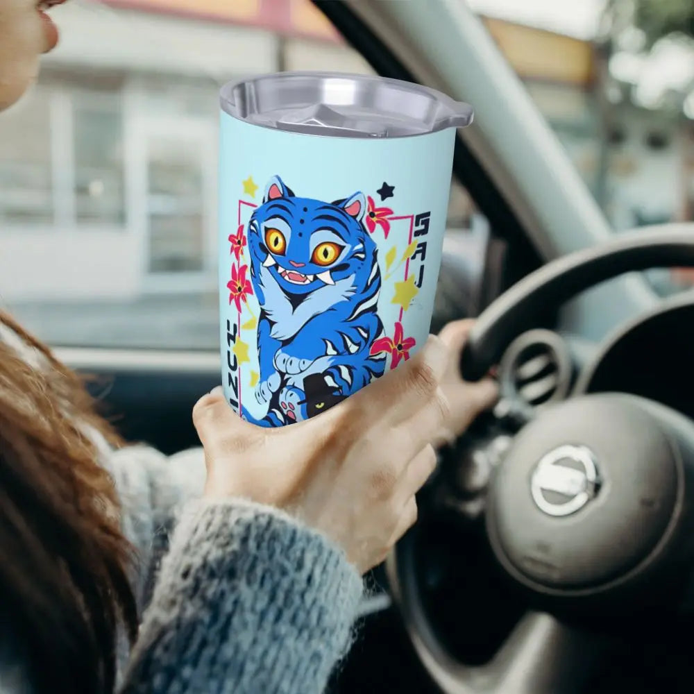 KPop Demon Hunters - Derpy  Insulated Tumbler with Lid Vacuum Thermal Mug Outdoor Travel Car Bottle Cup, 20oz