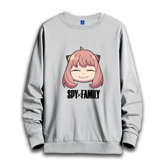 Spy x Family: anime sweatshirts  women's round neck top couple round neck hoodie couple loose casual fashion