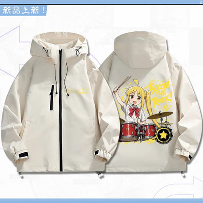 Bocchi The Rock: Yamada Ryo Cosplay Coat Tops Jacket Zipper Fan Figures Halloween Gift Gifts Xmas Role Play Anime