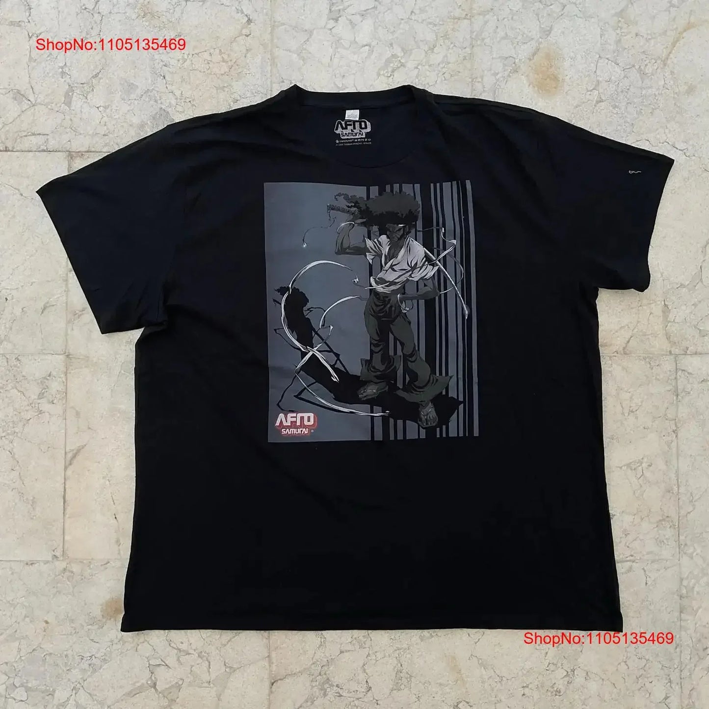 Afro Samurai: T Shirt vintage Washed Comfortable Stylish homme fashion Breathable graphic designer clothes