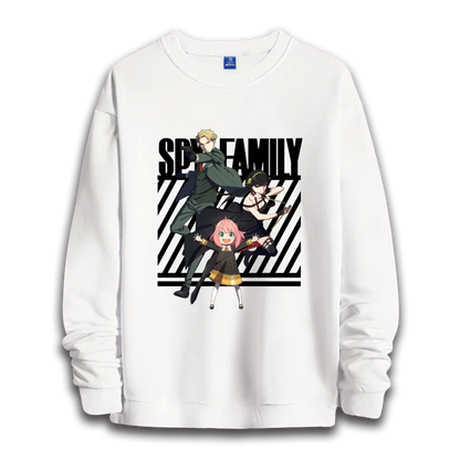 Spy x Family: anime sweatshirts  women's round neck top couple round neck hoodie couple loose casual fashion