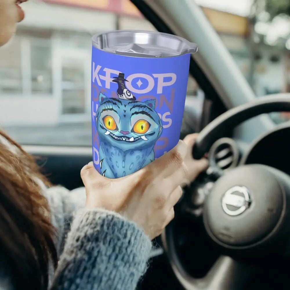 KPop Demon Hunters - Derpy  Insulated Tumbler with Lid Vacuum Thermal Mug Outdoor Travel Car Bottle Cup, 20oz