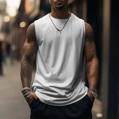 One Piece: Fitness Sleeveless Tank Top Men Anime Luffy Gear 5 Streetwear Summer Casual Gym Vest Workout Bodybuilding Muscle Shirt