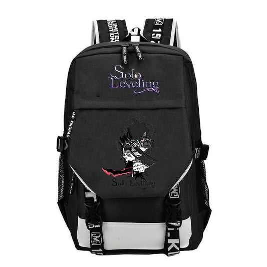 Kaiju No 8: Cartoon Print Backpack Teenage Street Cool Zipper Schoolbag School Supplies Student Gifts