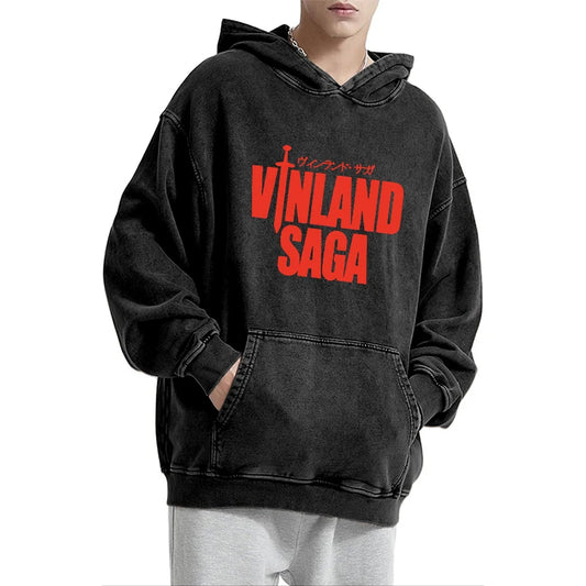 Vinland Saga: Manga Hoodie For Men Women Pullover Washed Cotton Clothing Long Sleeve Hooded Sweatshirt Tops Streetwear