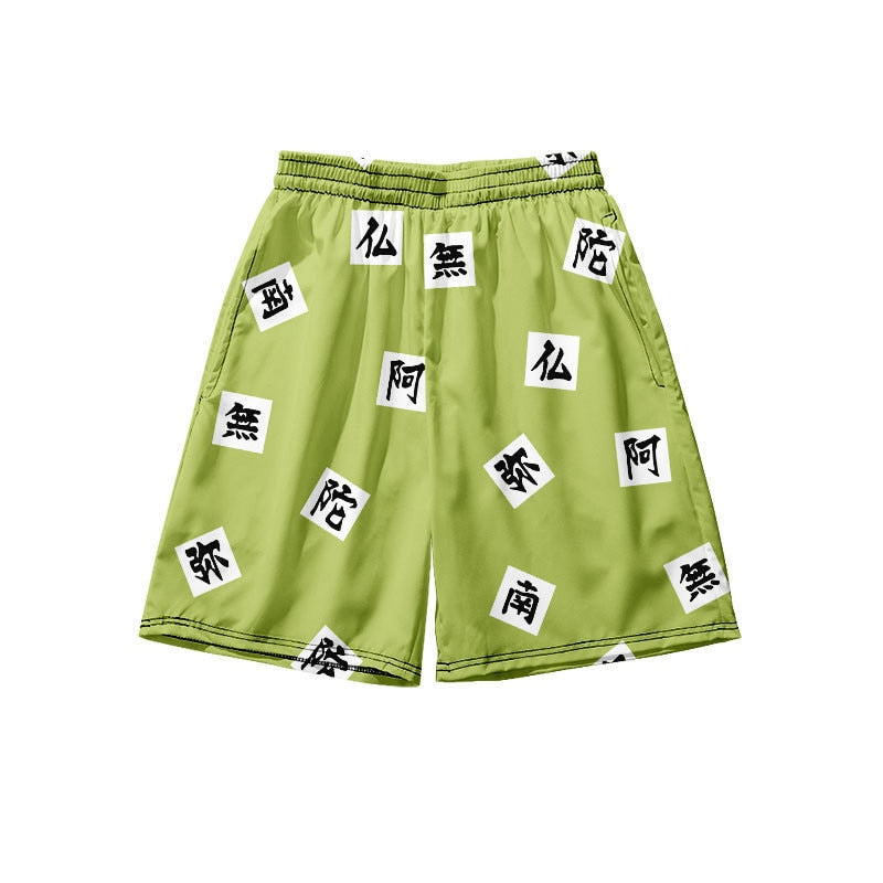 Demon Slayer: Beach Shorts Kamado Tanjirou Anime Harajuku (Quick Dry)