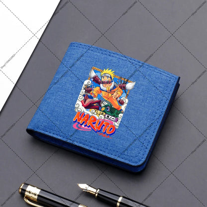 Naruto: Variotion Wallet Sasuke Sakura Cartoon Anime Pattern Portable Purses Boys Girls Cute Purse Women Creative Wallets Party Gifts