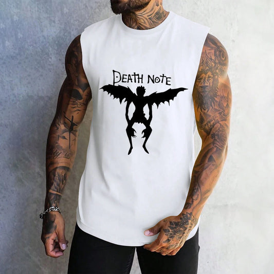 Death Note: Misa Amane T-Shirt for Men O Neck Sleeveless T Shirt Anime Vest Tees Male Casual Clothing Loose Tank Tops