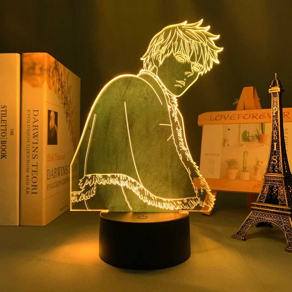 Vinland Saga: Led Lamp Thorfinn Karlsefni Figure for Kid Bedroom Decor Friend Birthday Gift 3d Light Manga Vinland Saga