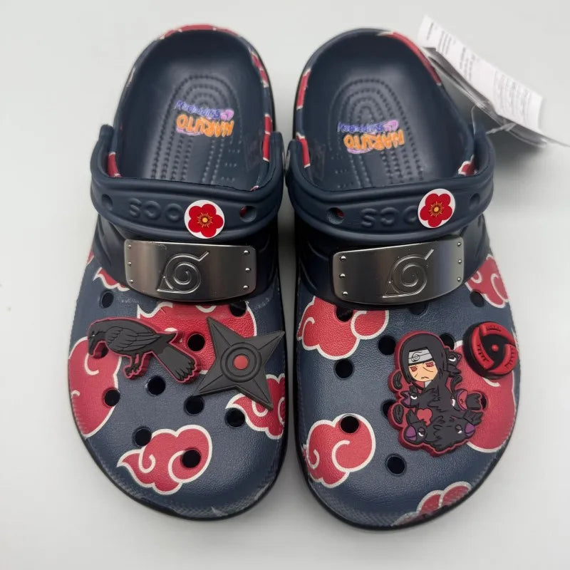 Naruto:  Kakashi Itachi Anime Slippers Outdoor Travel Beach Sandals Gift Men Non-Slip Home Shoes Slipper Cartoon Sasuke Cave Shoes