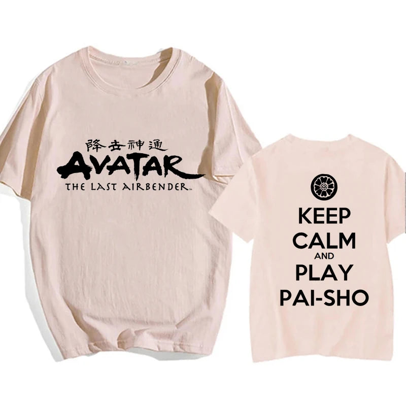 Avatar The Last Airbender: Y2k Shirt Streetwear Appa Yip Casual Tshirt Hip Hop Harajuku Tees Tops Fashion Mange T-shirt Clothes
