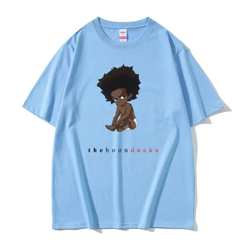 The Boondocks: Graphic Tshirt Funny Men Women Cosplay Rapper The Notorious Big Ready To Die Print T-shirts Biggie Smalls T Shirt