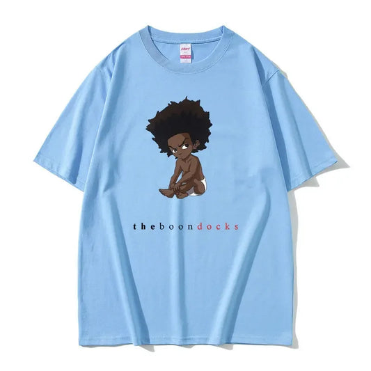 The Boondocks: Graphic Tshirt Funny Men Women Cosplay Rapper The Notorious Big Ready To Die Print T-shirts Biggie Smalls T Shirt