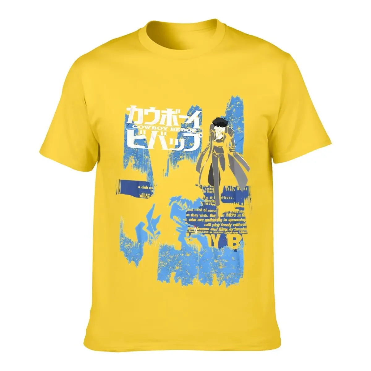 Cowboy Bebop : New Fashion Top Tees Spike Anime Opening Credits Officially Printed heavyweight Sweatshirt Licensed Adult T-Shirt