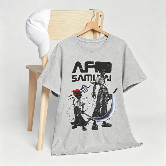 Afro Samurai :Graphic T-shirt Vintage Gothic Hip-Hop Ninja Unisex Oversized Crew Neck Cotton Short Sleeve Tee Tops Hot Sale